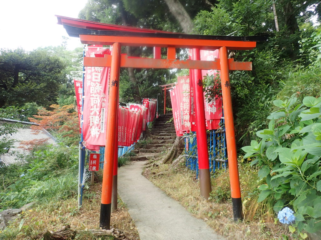筑波山神社の朝日稲荷神社