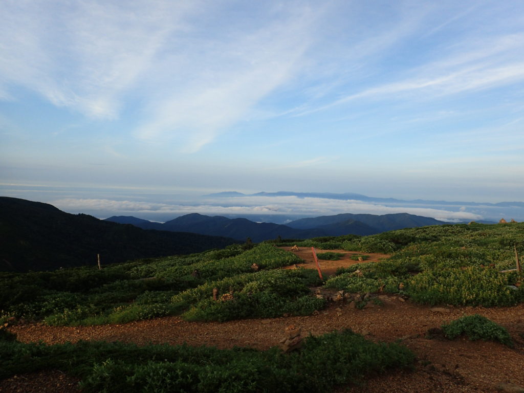 刈田岳山頂からの景色