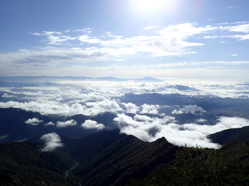 爺ヶ岳から見る雲海
