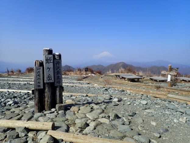丹沢の蛭ヶ岳山頂