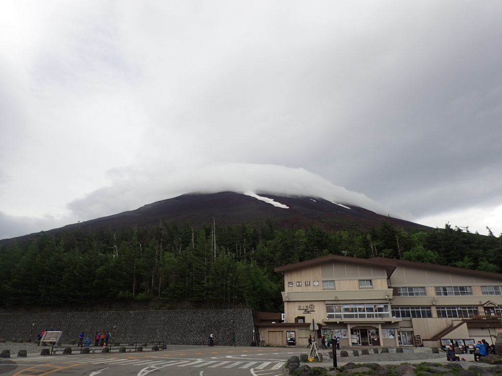 富士スバルライン5合目から見る富士山