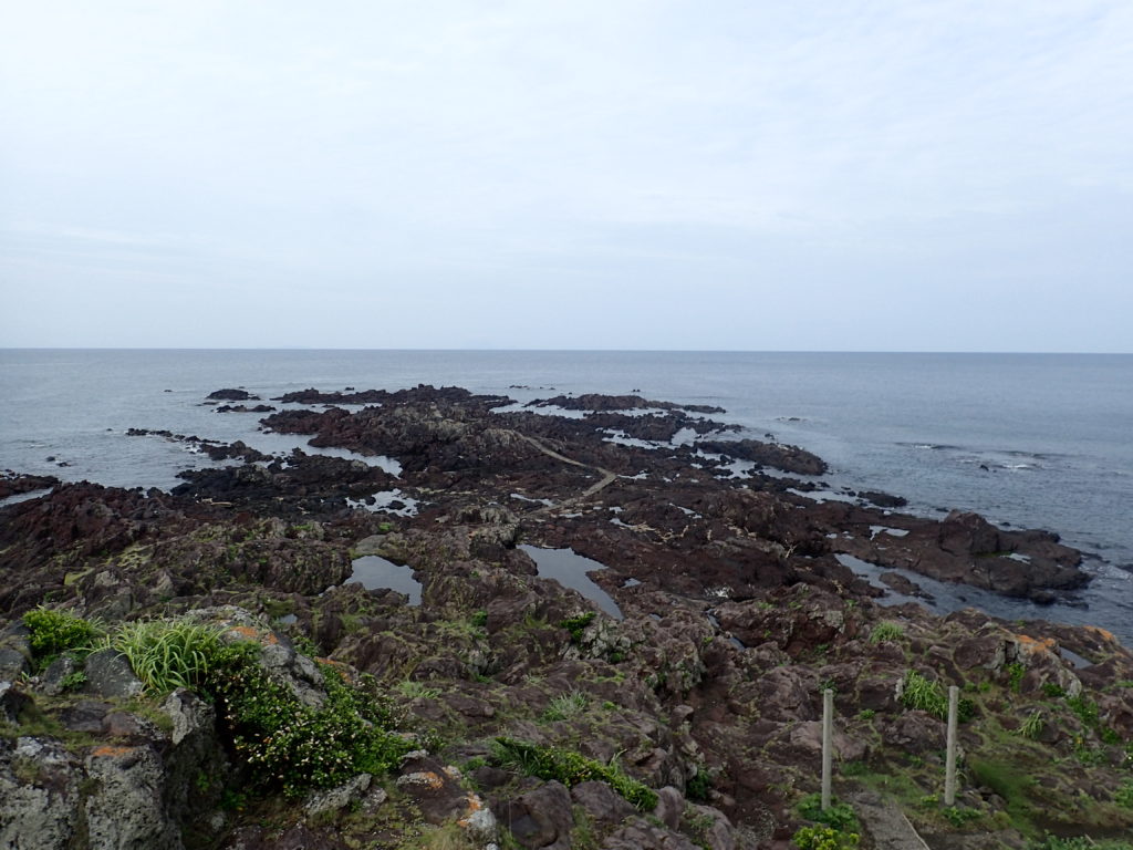 薩摩半島の最南端である長崎鼻