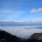 雲海を見ることができた冬の光城山・長峰山登山<br>(2018年2月3日)