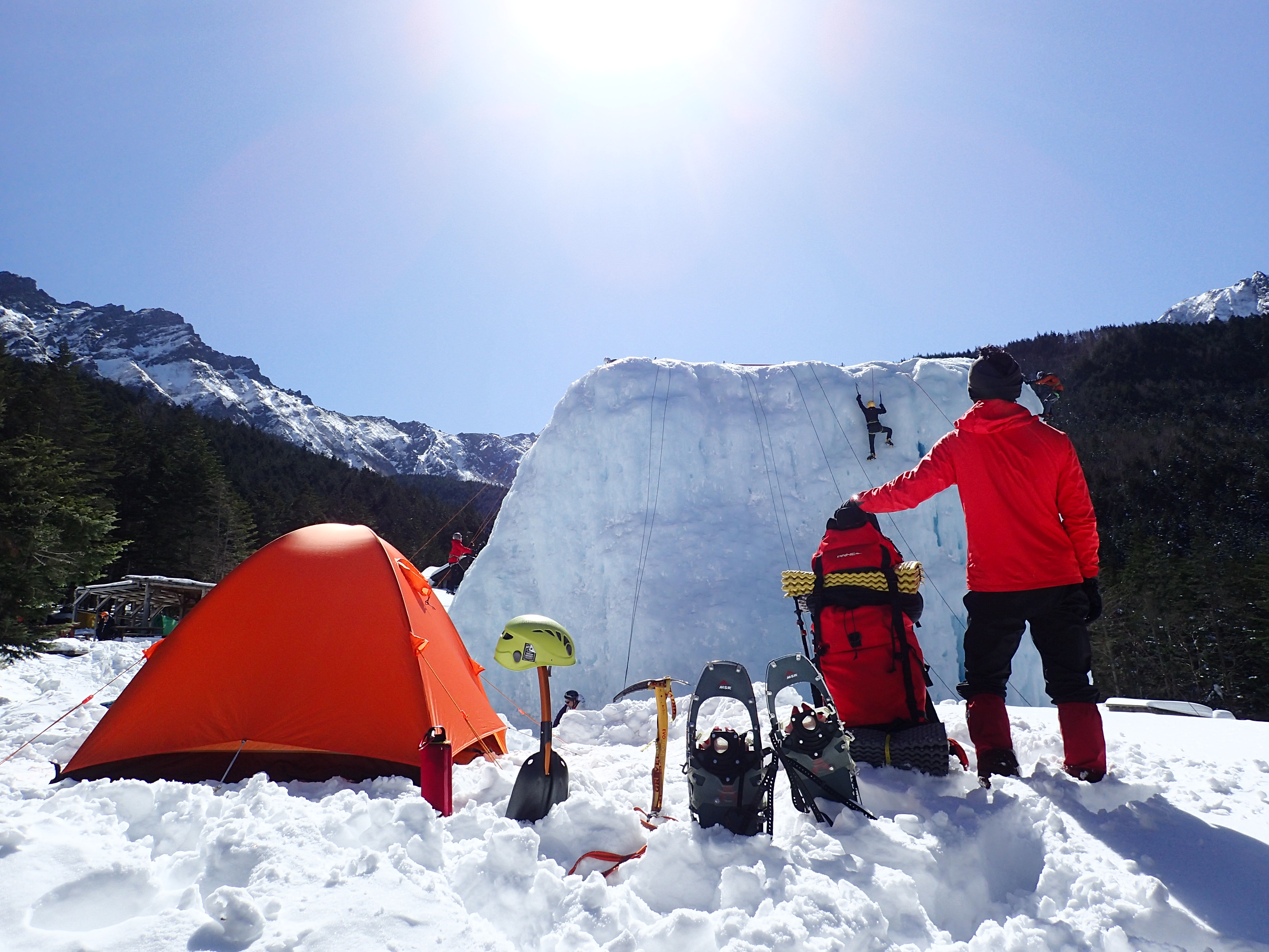 赤岳鉱泉雪上テント泊 18年3月9日 山旅の記録 Record Of Mountain Journey
