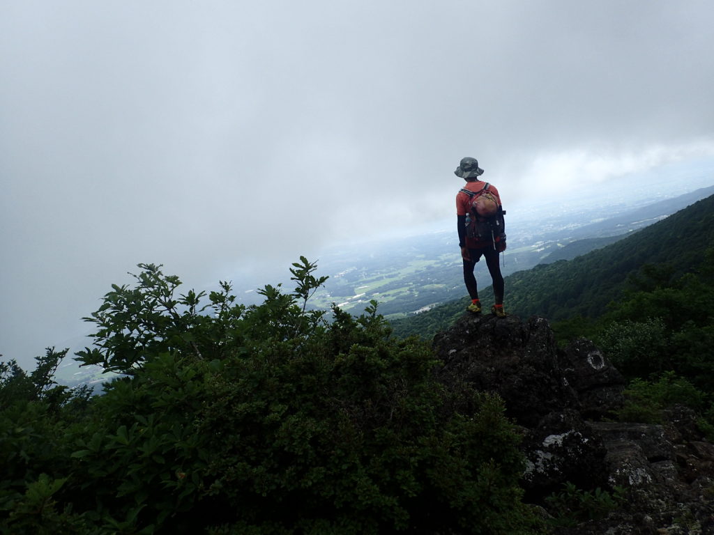 ひと夏での日本百名山全山日帰り登山69座目の磐梯山登山での記念写真