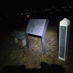 光城山夜間登山で初めての闇カップヌードル(2018年12月10日)